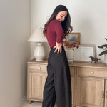 The 'Simmering Spices' High Waist Wide Leg Pants - Love and Lee Apparel