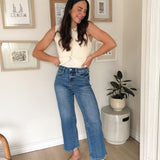 The Brielle High Rise Wide Leg Jeans - Love and Lee Apparel