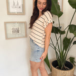 The Blake Casual Beige Top - Love and Lee Apparel