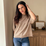 The Cellar Door Crew Neck Half Sleeve Pullover Sweater - Love and Lee Apparel