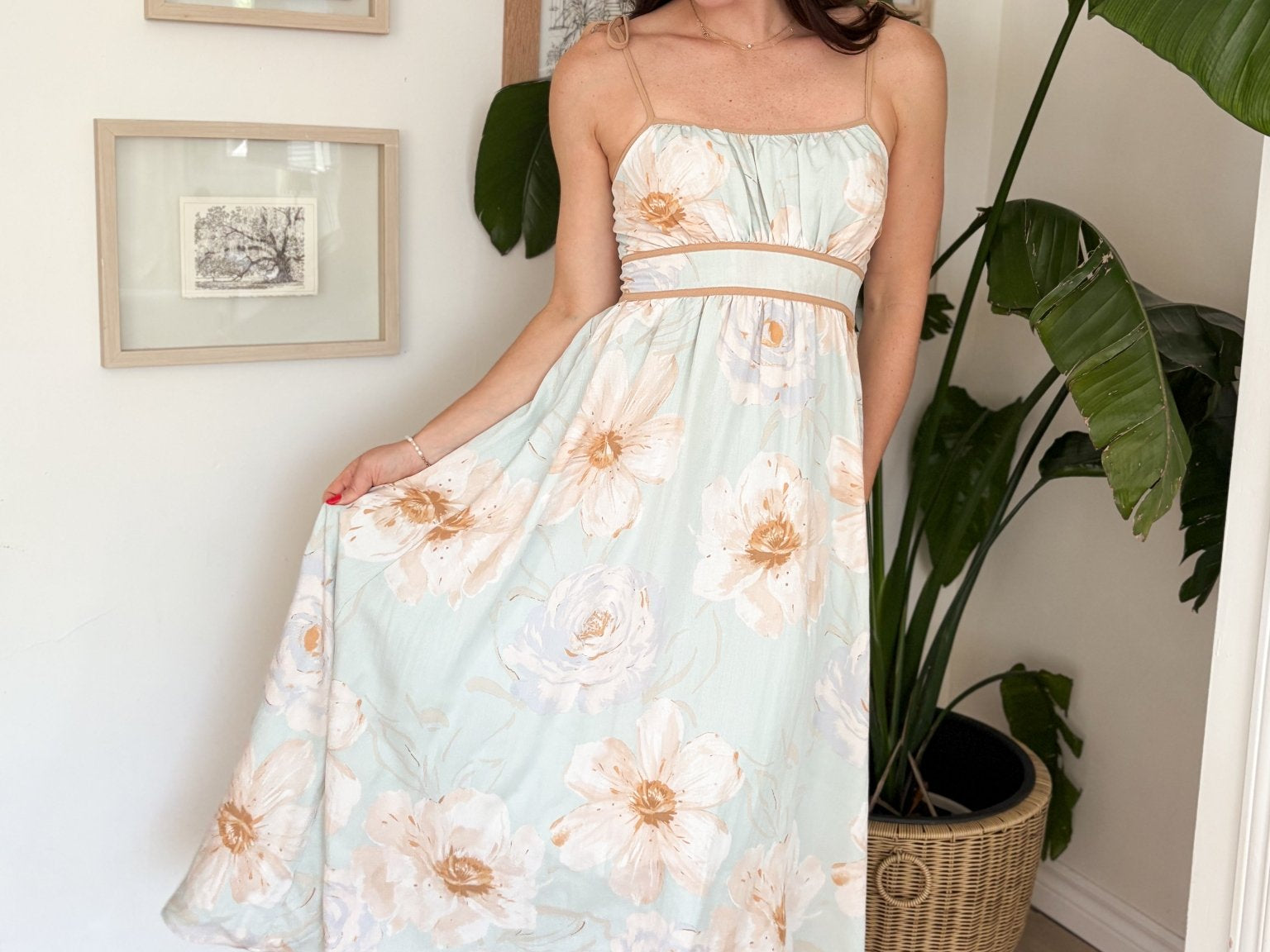 The Matilda Teal Sun Dress - Love and Lee Apparel