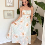 The Matilda Teal Sun Dress - Love and Lee Apparel