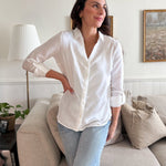 The Melio Long Sleeve Split Neck Collared Blouse - Love and Lee Apparel