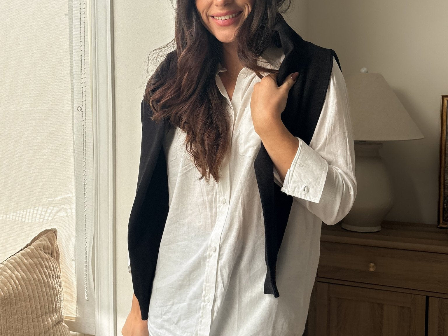 The 'Sunday Supper' Long Sleeve Linen Blend Shirt - Love and Lee Apparel