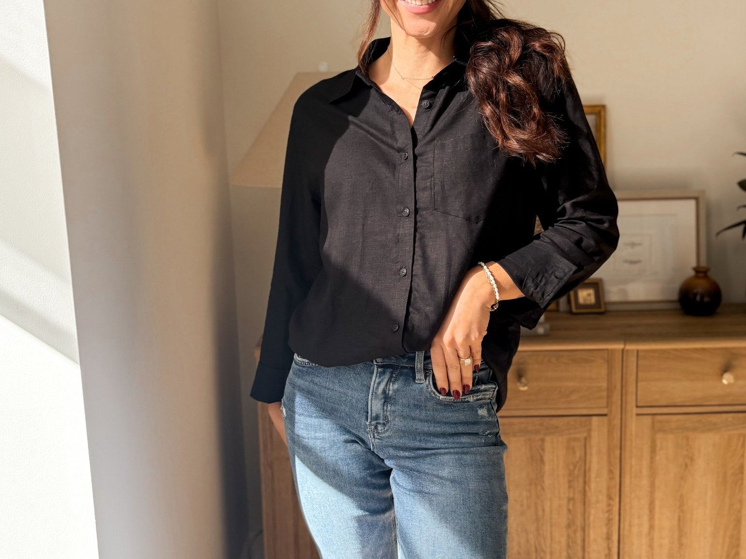 Cortland Long Sleeve Linen Blend Shirt - Love and Lee Apparel