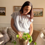 The Ruth Short Sleeve Henley Detail Blouse with Ruched Shoulder - Love and Lee Apparel