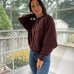 'Alumni Academy' Boat Neck Button Down Knit Cardigan Sweater - Love and Lee Apparel
