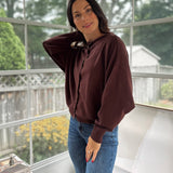 'Alumni Academy' Boat Neck Button Down Knit Cardigan Sweater - Love and Lee Apparel
