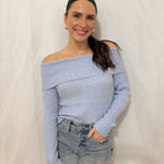 The Katia Long Sleeve Off - Shoulder Knit Sweater - 2 colours available - Love and Lee Apparel
