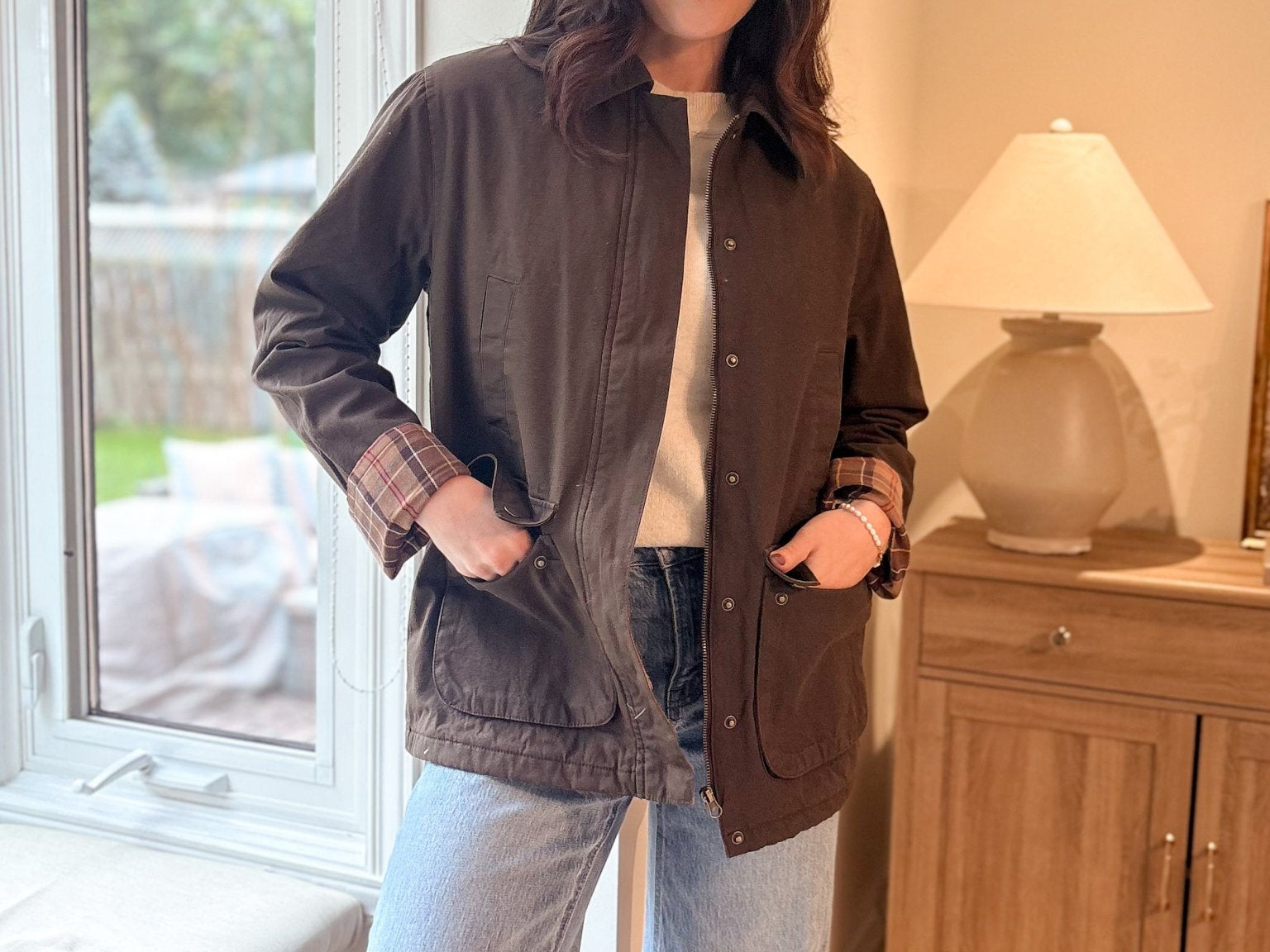 Autumn in London Collared Placket Utility Jacket - Love and Lee Apparel