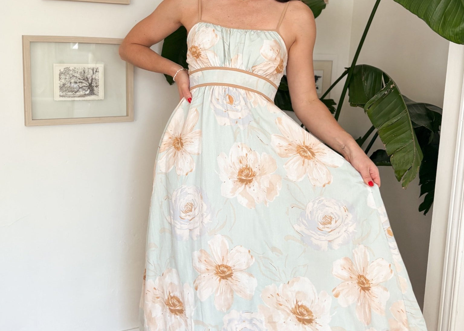 The Matilda Teal Sun Dress - Love and Lee Apparel