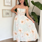 The Matilda Teal Sun Dress - Love and Lee Apparel
