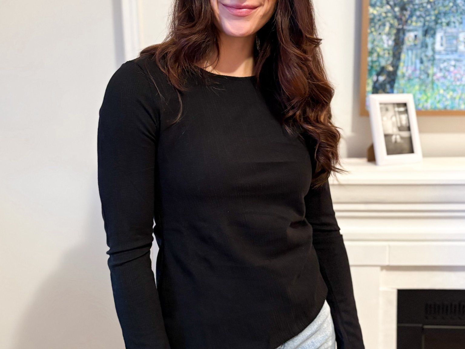 The Blair Ruched Two Tone Texture Knit Top - Available in 2 colours - Love and Lee Apparel