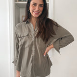 Arliana Blouse with Front Pockets - Love and Lee Apparel
