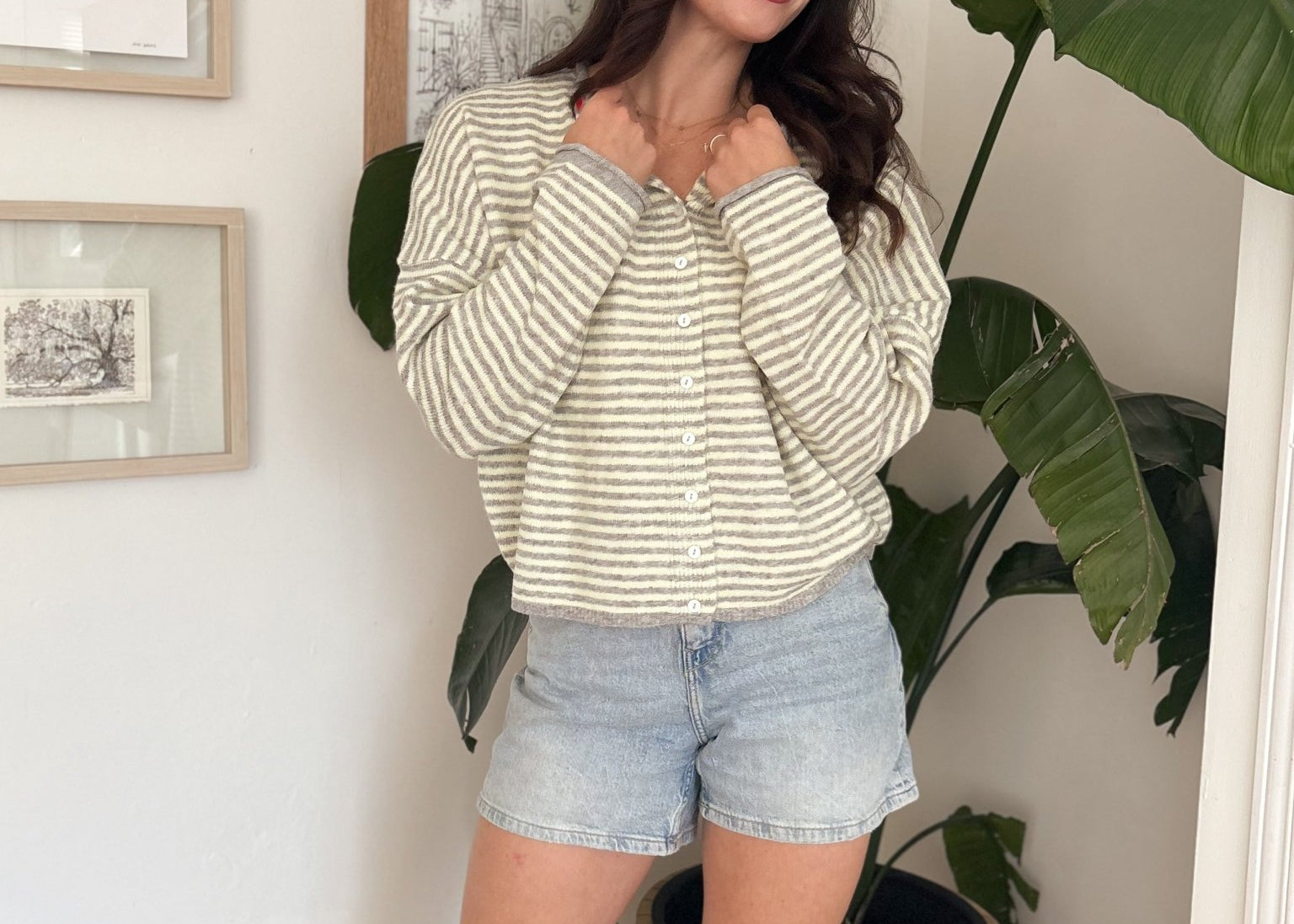 The Oliver Button Up Cardigan - Love and Lee Apparel