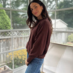 'Alumni Academy' Boat Neck Button Down Knit Cardigan Sweater - Love and Lee Apparel