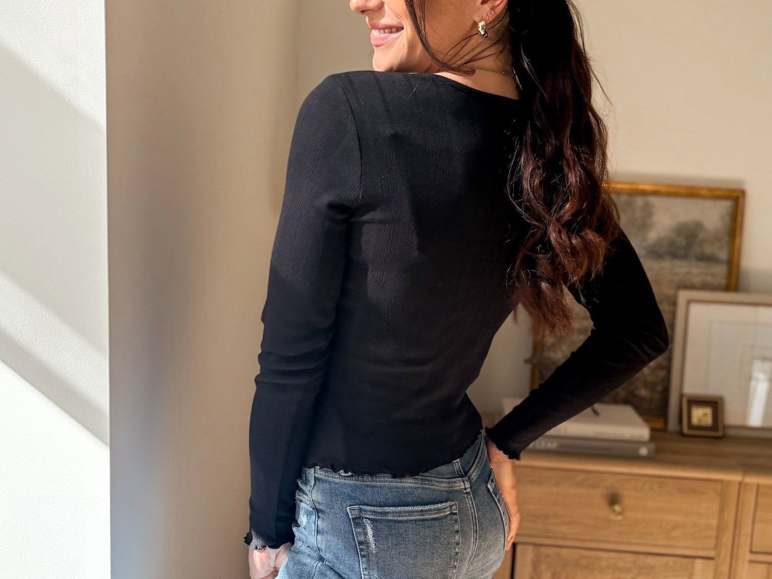 The Orchard Roundneck Long Sleeve Top - Love and Lee Apparel