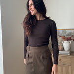 The 'Hickory & Clove' Houndstooth Belted Mini Skirt - Love and Lee Apparel