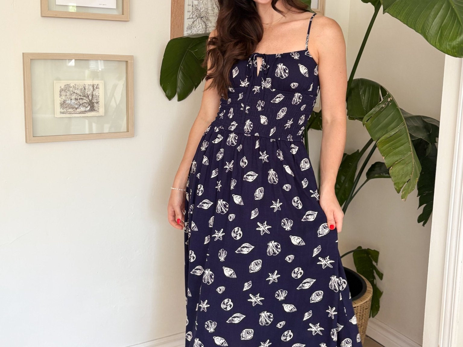 The Mia Coastal Patterned Dress - Love and Lee Apparel