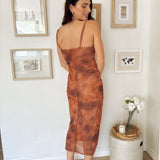 Sunset Mesh Midi Dress - Love and Lee Apparel