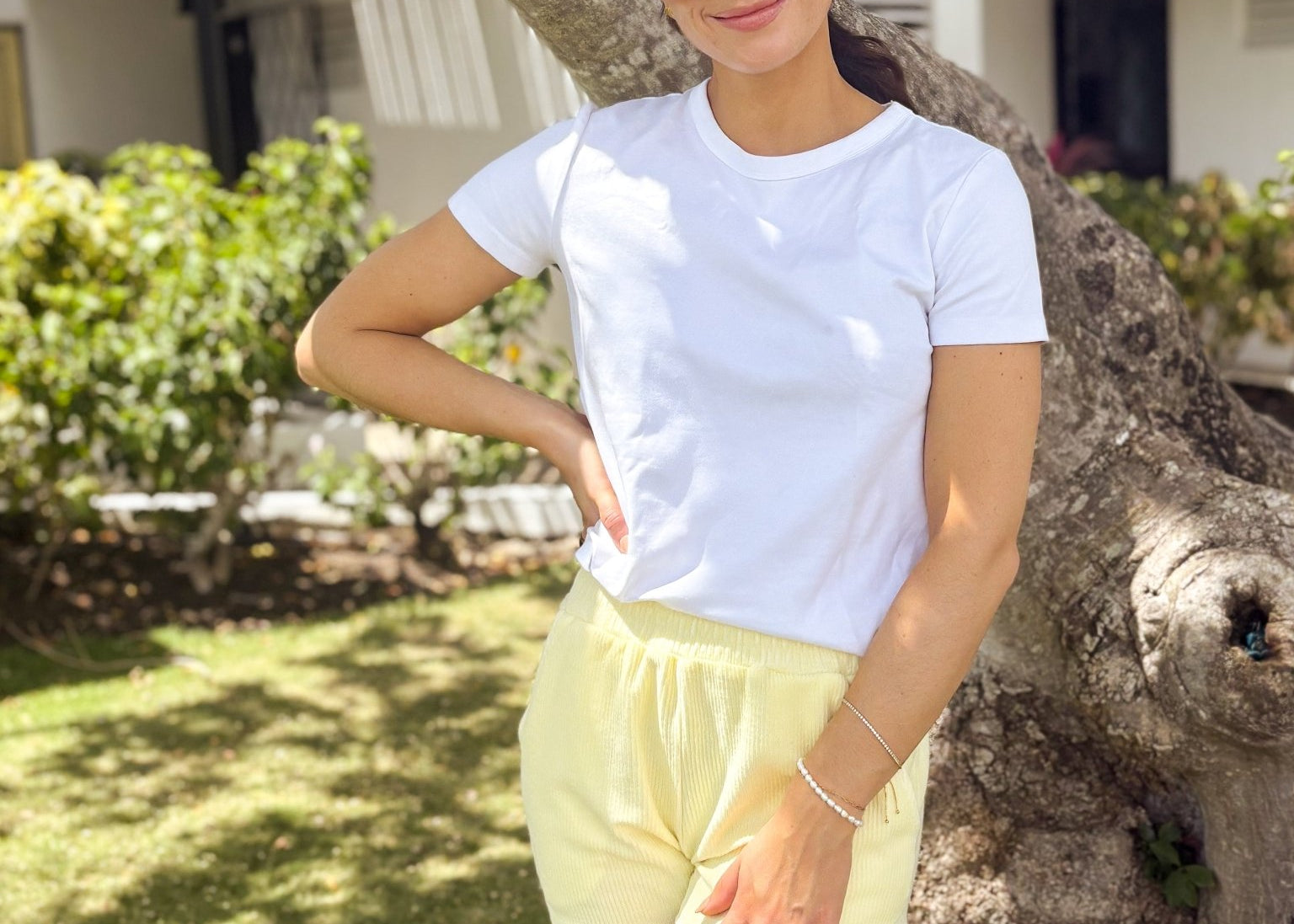 The Jordyn Ribbed Knit Shorts in Yellow - Love and Lee Apparel