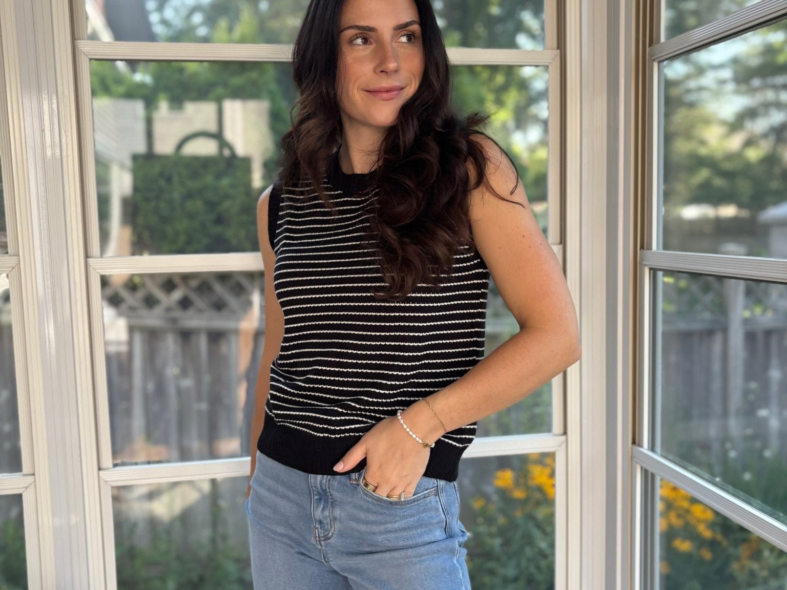 August Sleeveless Sleeveless Knit Top - Love and Lee Apparel
