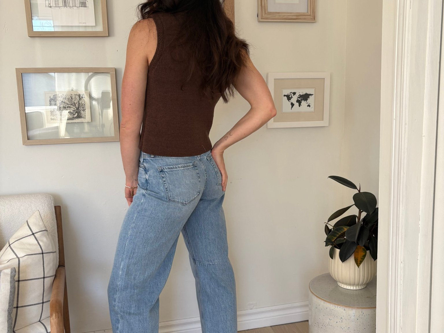 The Kate High Rise Wide Leg Barrel Jean - Love and Lee Apparel