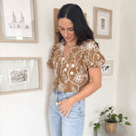 Hollis Tie - Up Short Sleeve Cardigan - Love and Lee Apparel