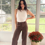 'Fall Festivals' Faux Suede Mid-Rise Pants - Love and Lee Apparel