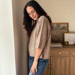 The Cellar Door Crew Neck Half Sleeve Pullover Sweater - Love and Lee Apparel