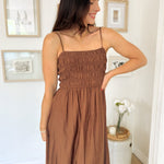 The Hudson Brown Midi Dress - Love and Lee Apparel