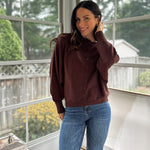 'Alumni Academy' Boat Neck Button Down Knit Cardigan Sweater - Love and Lee Apparel