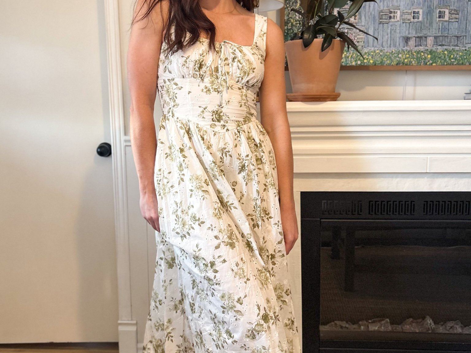 Mia Floral Midi Dress - Love and Lee Apparel