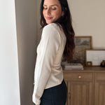 The Cork & Candle Soft Ribbed V-Neck Cardigan - Love and Lee Apparel