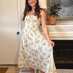 Mia Floral Midi Dress - Love and Lee Apparel