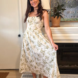 Mia Floral Midi Dress - Love and Lee Apparel