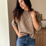 The Cellar Door Crew Neck Half Sleeve Pullover Sweater - Love and Lee Apparel