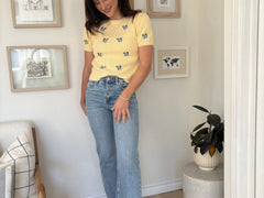 The Charlie 90's Super High Rise Ankle Slim Wide Jeans - Love and Lee Apparel