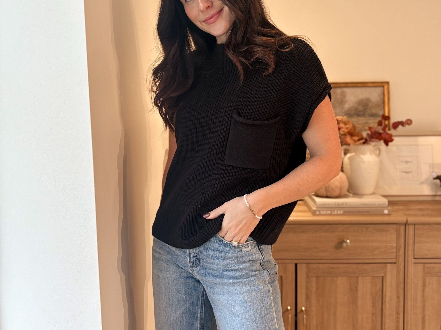 The Matilda Mock Neck Short Sleeve Sweater - Love and Lee Apparel