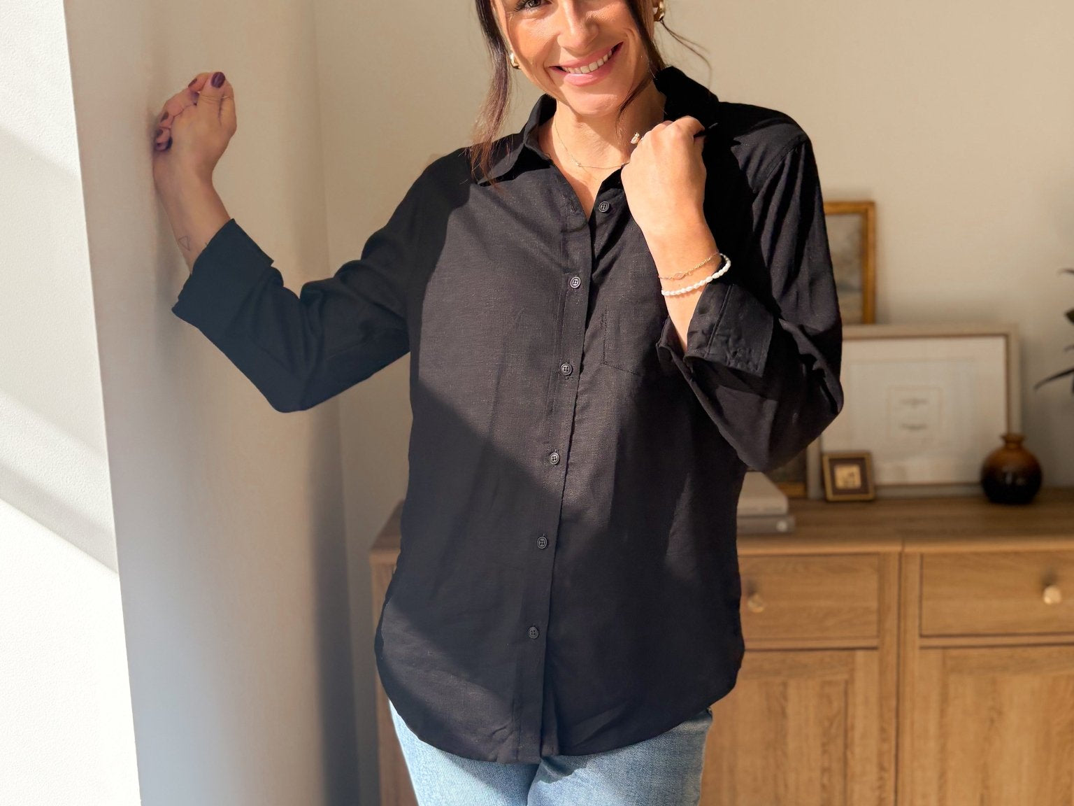 Cortland Long Sleeve Linen Blend Shirt - Love and Lee Apparel