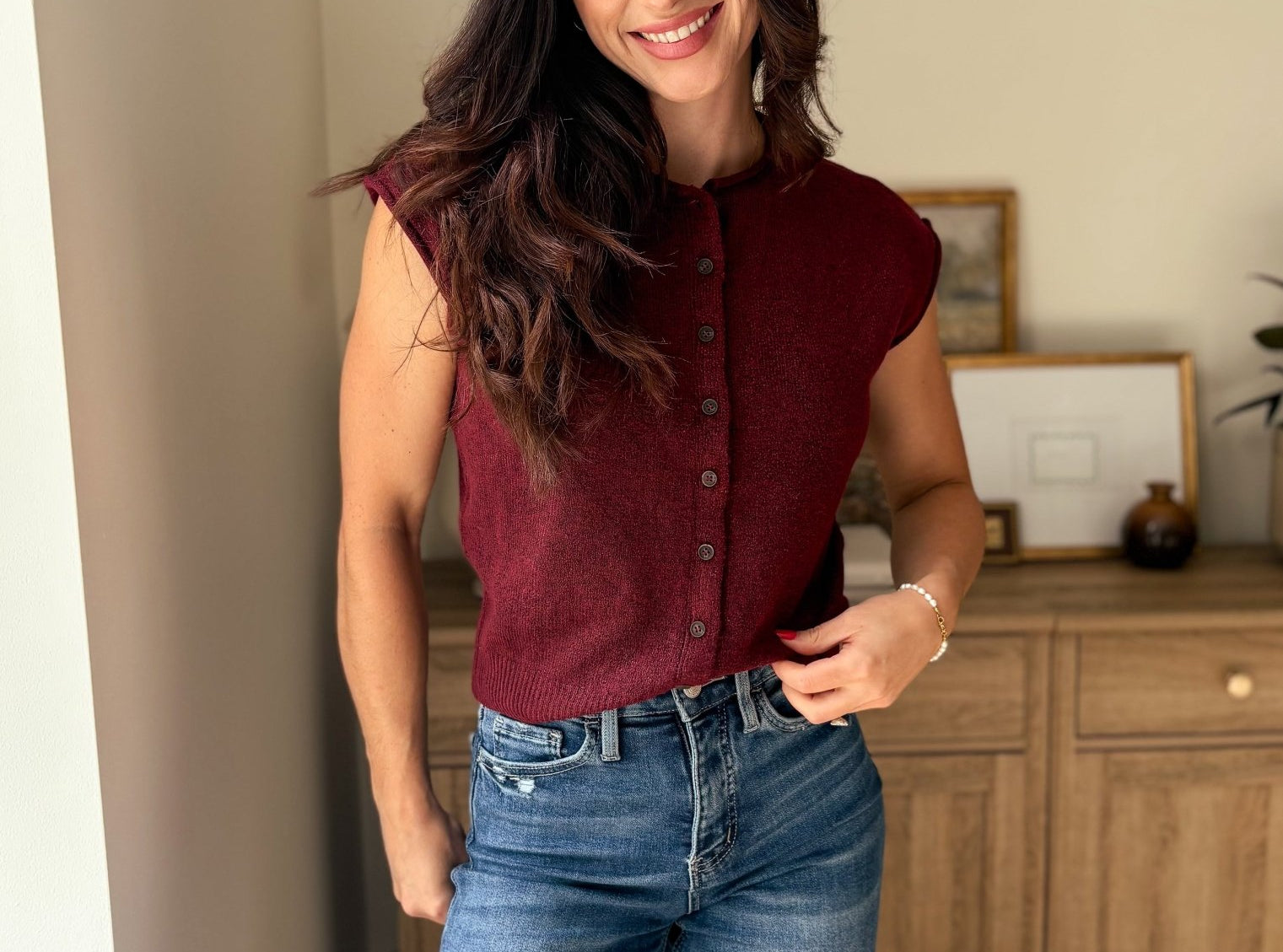 Cobblestone Street Cap Sleeve Sweater - Love and Lee Apparel