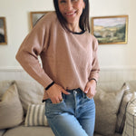 Rosalie Contrast Scallop Trim Knit Pullover Sweater - Love and Lee Apparel