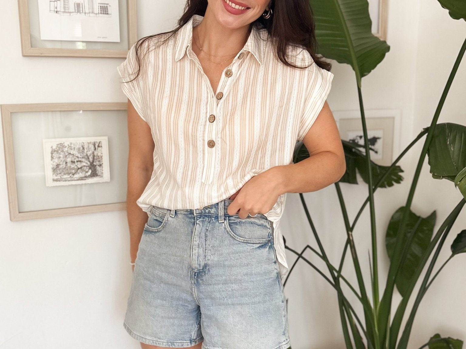 The Olivia Casual Blouse - Love and Lee Apparel