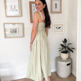 The Vanessa Front Tie Keyhole Detail Sleeveless Midi Dress - Love and Lee Apparel