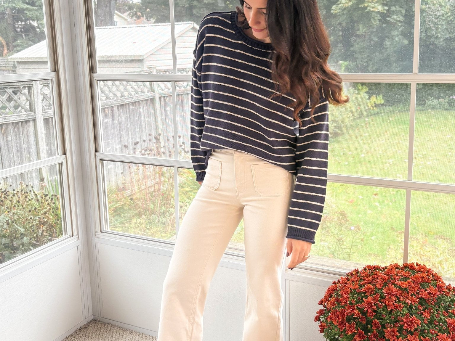 The Pearl Front Pocket Wide Leg Denim Pants - Love and Lee Apparel