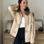 The Countryside Stables Western Horse Print Zip Up Jacket - Love and Lee Apparel