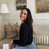 The Eugenie Contrast Stitch Trim Button Down Knit Cardigan - Love and Lee Apparel