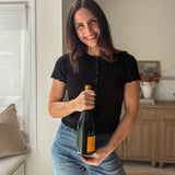 The 'Rosemary & Sage' Scalloped Short Sleeve Button Down Knit Cardigan - Love and Lee Apparel