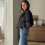 The 'Pumpkin Picking Patch' Quilted Shawl Cropped Puffer Jacket- 2 Colours Available - Love and Lee Apparel