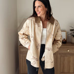 The Countryside Stables Western Horse Print Zip Up Jacket - Love and Lee Apparel